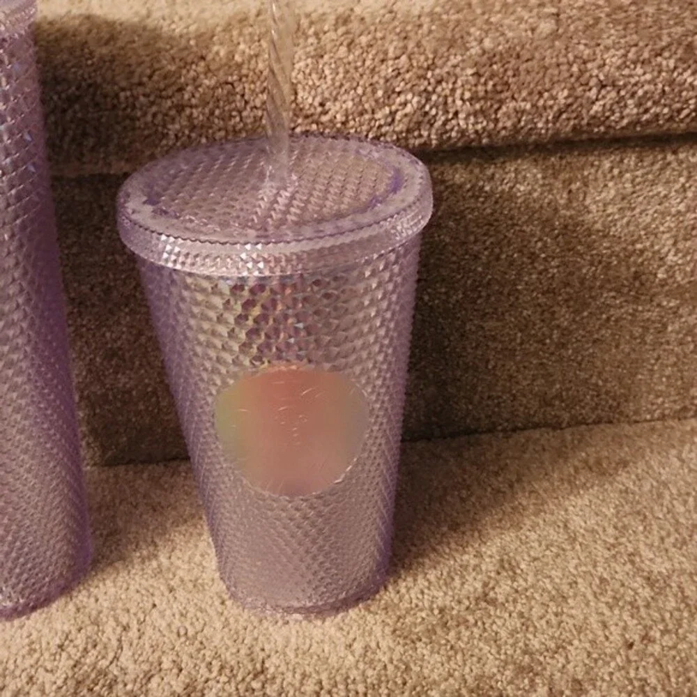 Starbucks SET of 2023 Unicorn Iridescent Purple 24oz Venti & 16oz Grande NWT